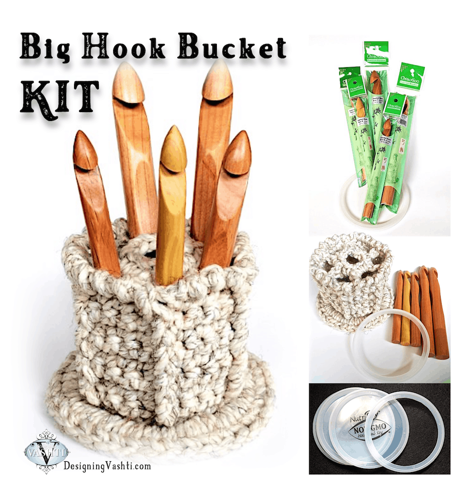 KIT: Jumbo Hook Set & Bucket Pattern